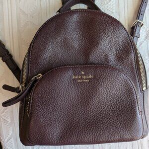 Kate spade jackson medium backpack maroon